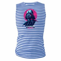 Майка-тельняшка Synthwave Darth Vader - PrintSalon