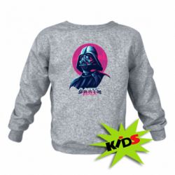 Детский свитшот Synthwave Darth Vader - PrintSalon