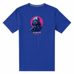 Мужская футболка премиум Synthwave Darth Vader - PrintSalon