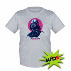 Детская футболка Synthwave Darth Vader - PrintSalon