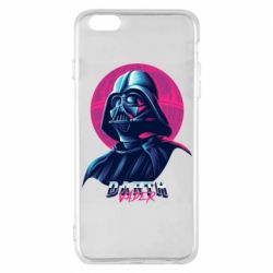 Чехол для iPhone 6 Plus/6S Plus Synthwave Darth Vader - PrintSalon