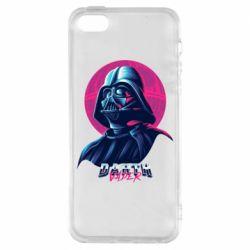 Чехол для iPhone5/5S/SE Synthwave Darth Vader - PrintSalon