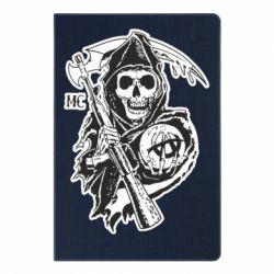 Блокнот з принтом Сини Анархії - PrintSalon