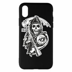 Чохол для iPhone X/Xs Сини Анархії - PrintSalon