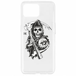 Чохол для Oppo Reno 4 Lite Сини Анархії - PrintSalon