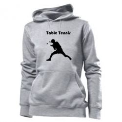 Худі жіноче Table Tennis Logo - PrintSalon