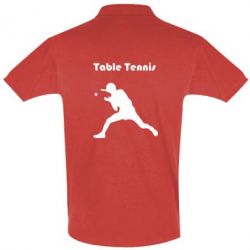 Мужское поло Table Tennis Logo - PrintSalon