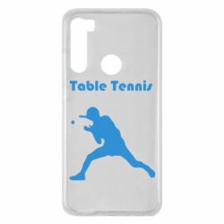 Чохол для Xiaomi Redmi Note 8 Table Tennis Logo - PrintSalon