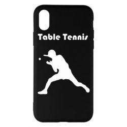 Чохол для iPhone X/Xs Table Tennis Logo - PrintSalon