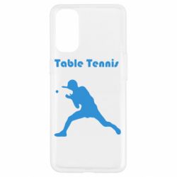 Чохол для Oppo Reno 4Table Tennis Logo