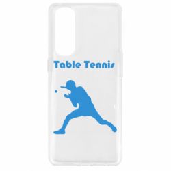 Чохол для Oppo Reno 4 Pro Table Tennis Logo - PrintSalon