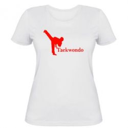 Жіноча футболка Taekwondo - PrintSalon