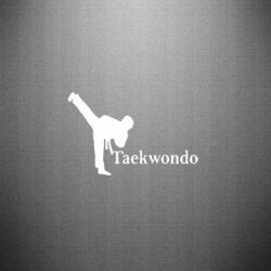Наклейка Taekwondo - PrintSalon