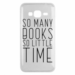 Чехол для Samsung J3 2016 Так много книг так мало времени - PrintSalon