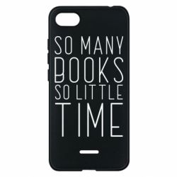 Чехол для Xiaomi Redmi 6A Так много книг так мало времени - PrintSalon
