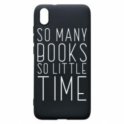 Чехол для Xiaomi Redmi 7A Так много книг так мало времени - PrintSalon