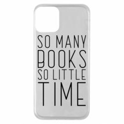 Чехол для iPhone 11 Так много книг так мало времени - PrintSalon