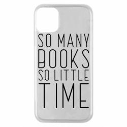 Чехол для iPhone 11 Pro Так много книг так мало времени - PrintSalon