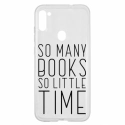 Чехол для Samsung A11/M11 Так много книг так мало времени - PrintSalon