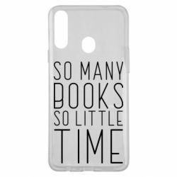 Чехол для Samsung A20s Так много книг так мало времени - PrintSalon