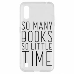 Чехол для Samsung A01/M01 Так много книг так мало времени - PrintSalon
