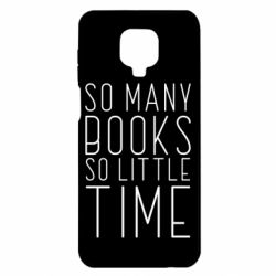 Чехол для Xiaomi Redmi Note 9S/9Pro/9Pro Max Так много книг так мало времени - PrintSalon