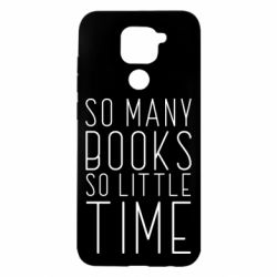 Чехол для Xiaomi Redmi Note 9/Redmi 10X Так много книг так мало времени - PrintSalon