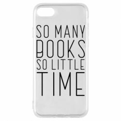 Чехол для iPhone 7 Так много книг так мало времени - PrintSalon