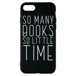 Чехол для iPhone 8 Так много книг так мало времени - PrintSalon