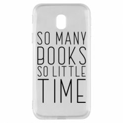 Чехол для Samsung J3 2017 Так много книг так мало времени - PrintSalon
