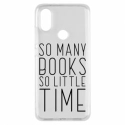 Чехол для Xiaomi Mi A2 Так много книг так мало времени - PrintSalon