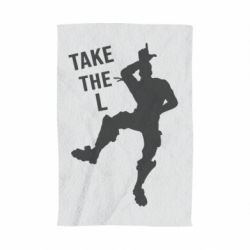 Полотенце с принтом Take L - PrintSalon