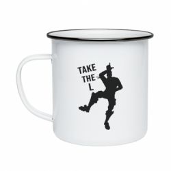 Кружка эмалированная Take L - PrintSalon
