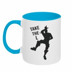 Чашка двухцветная 320ml Take L - PrintSalon
