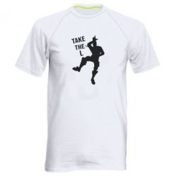 Мужская футболка для спорта Take L - PrintSalon