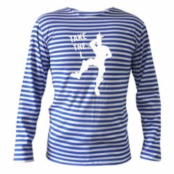 Тельняшка с длинным рукавом Take L - PrintSalon