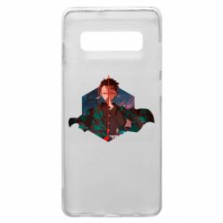 Чехол для Samsung S10+ Танджиро Камадо