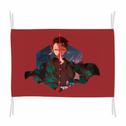 Флаг Танджиро Камадо - PrintSalon