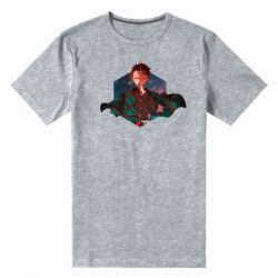 Мужская футболка премиум Танджиро Камадо - PrintSalon