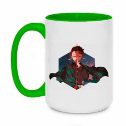 Чашка двухцветная 420ml Танджиро Камадо