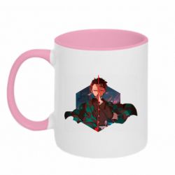 Чашка двухцветная 320ml Танджиро Камадо - PrintSalon