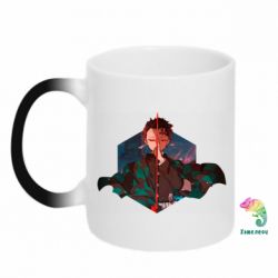 Чашка-хамелеон Танджиро Камадо - PrintSalon