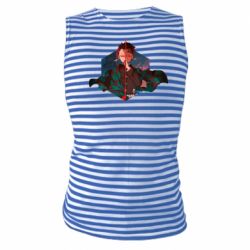 Майка-тельняшка Танджиро Камадо - PrintSalon