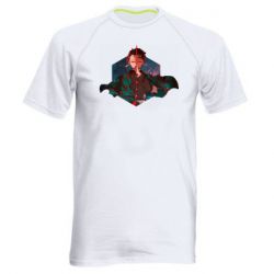 Мужская футболка для спорта Танджиро Камадо - PrintSalon