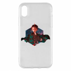 Чехол для iPhone X/Xs Танджиро Камадо - PrintSalon
