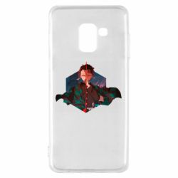 Чехол для Samsung A8 2018 Танджиро Камадо
