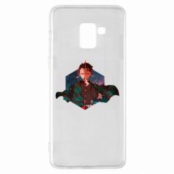 Чехол для Samsung A8+ 2018 Танджиро Камадо - PrintSalon