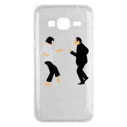 Чехол для Samsung J3 2016 Танец Криминальное Чтиво - PrintSalon