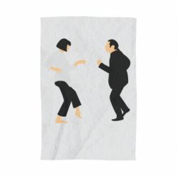 Полотенце с принтом Танец Криминальное Чтиво - PrintSalon