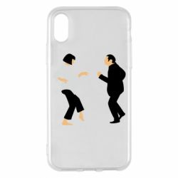 Чехол для iPhone X/Xs Танец Криминальное Чтиво - PrintSalon